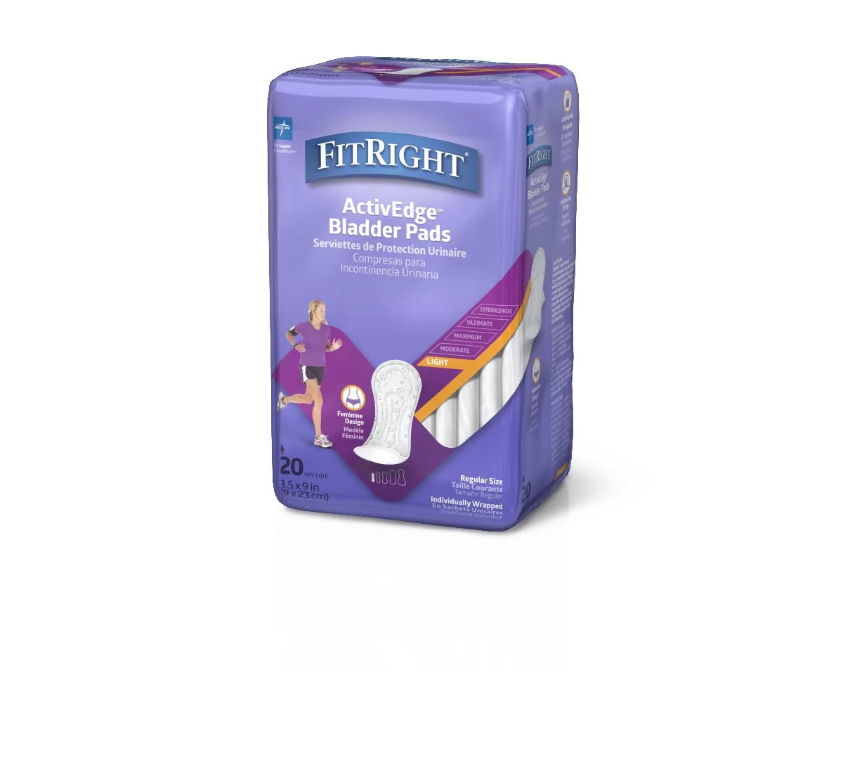 Fitright Activedge Women's Bladder Control Pads - Image 3