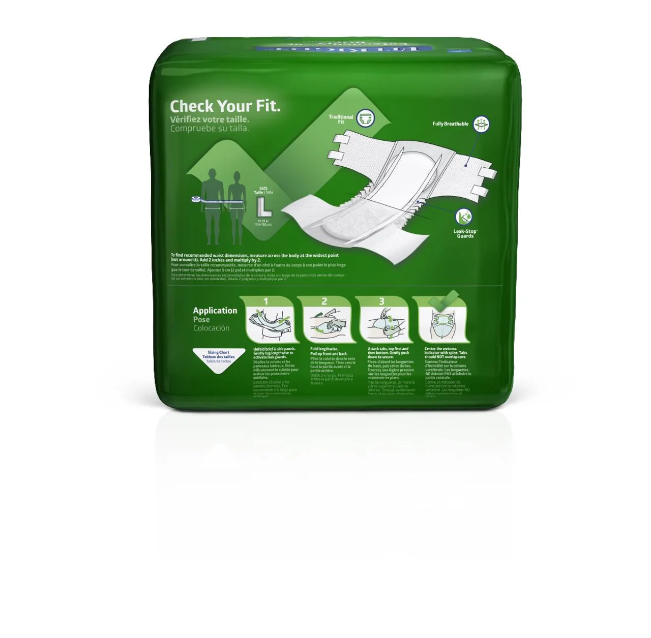 Fitright Extended Wear High-capacity Adult Incontinence Briefs Extendedwear Night Brief - Image 16