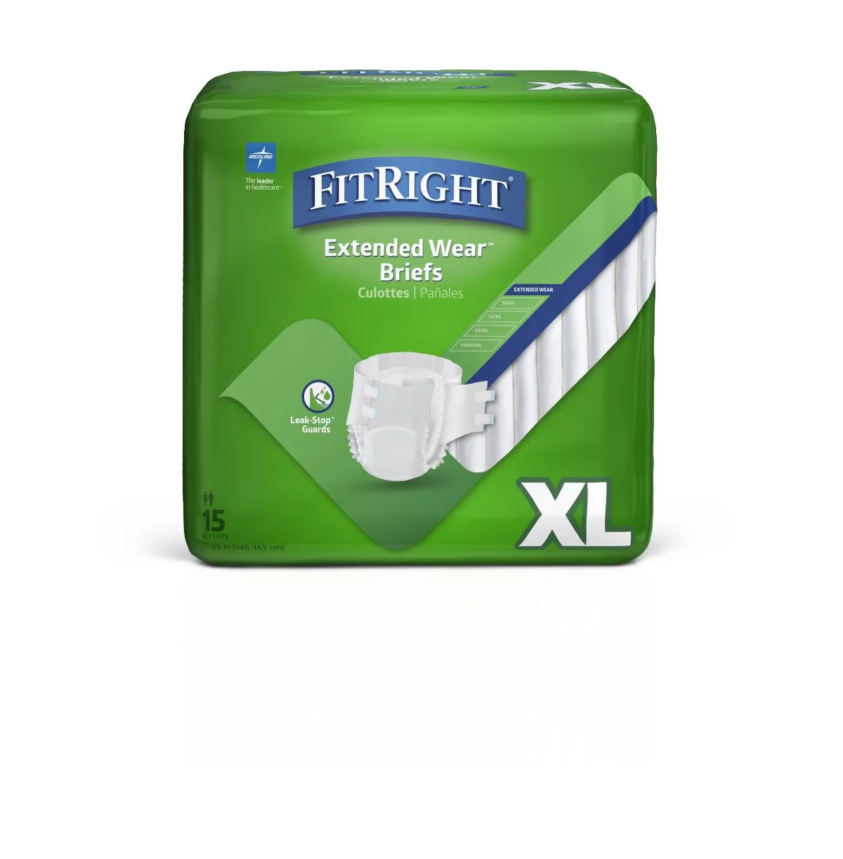 Fitright Extended Wear High-capacity Adult Incontinence Briefs Extendedwear Night Brief - Image 17