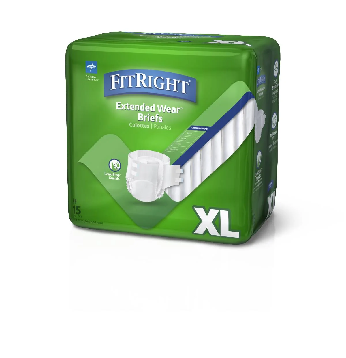 Fitright Extended Wear High-capacity Adult Incontinence Briefs Extendedwear Night Brief - Image 18