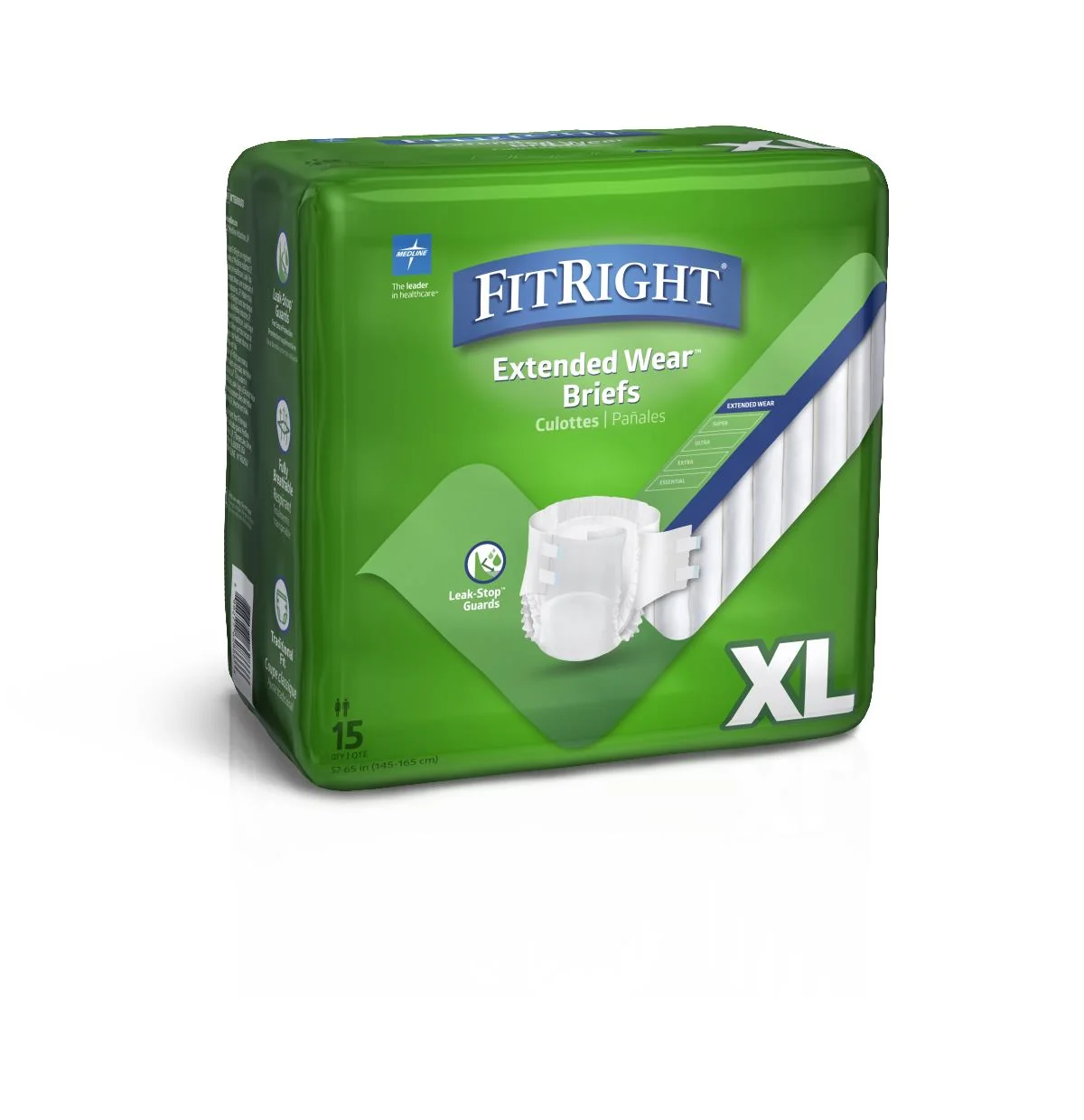 Fitright Extended Wear High-capacity Adult Incontinence Briefs Extendedwear Night Brief - Image 20