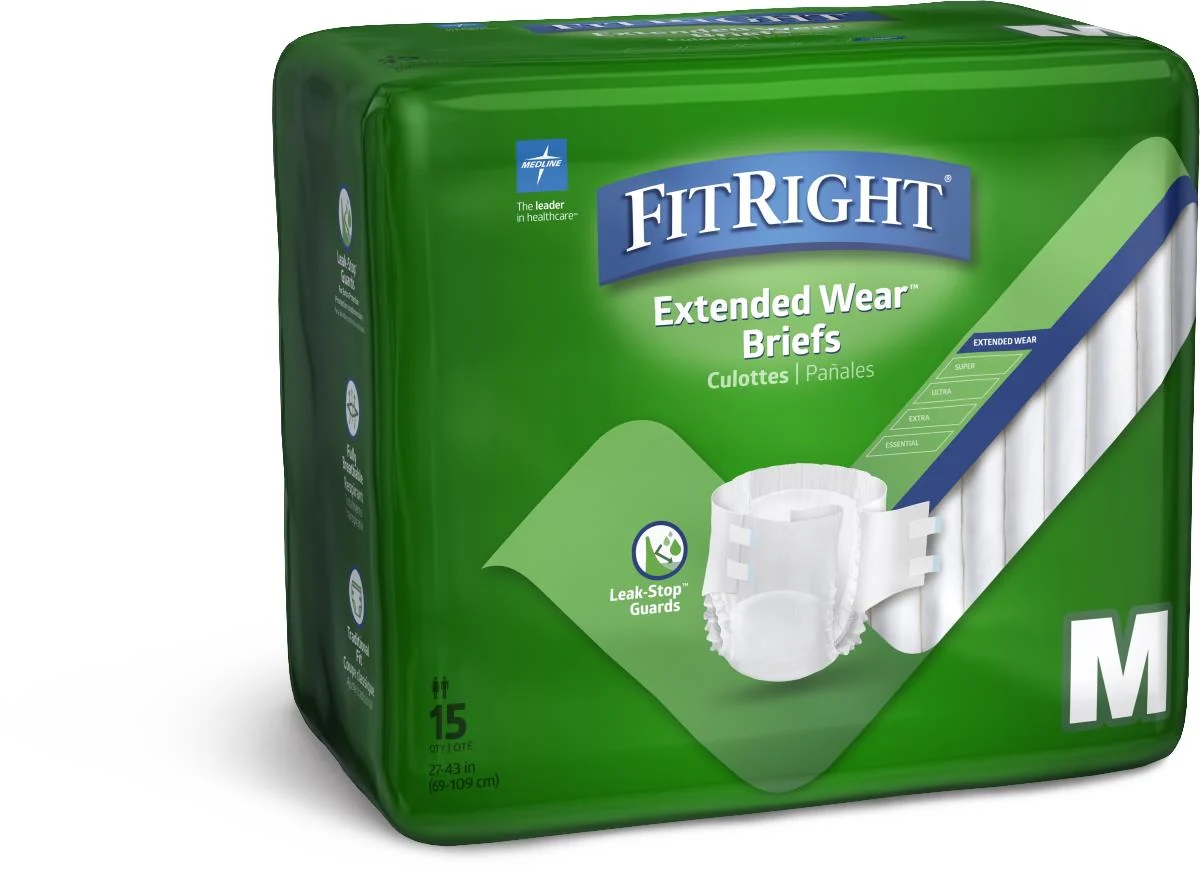 Fitright Extended Wear High-capacity Adult Incontinence Briefs Extendedwear Night Brief - Image 9