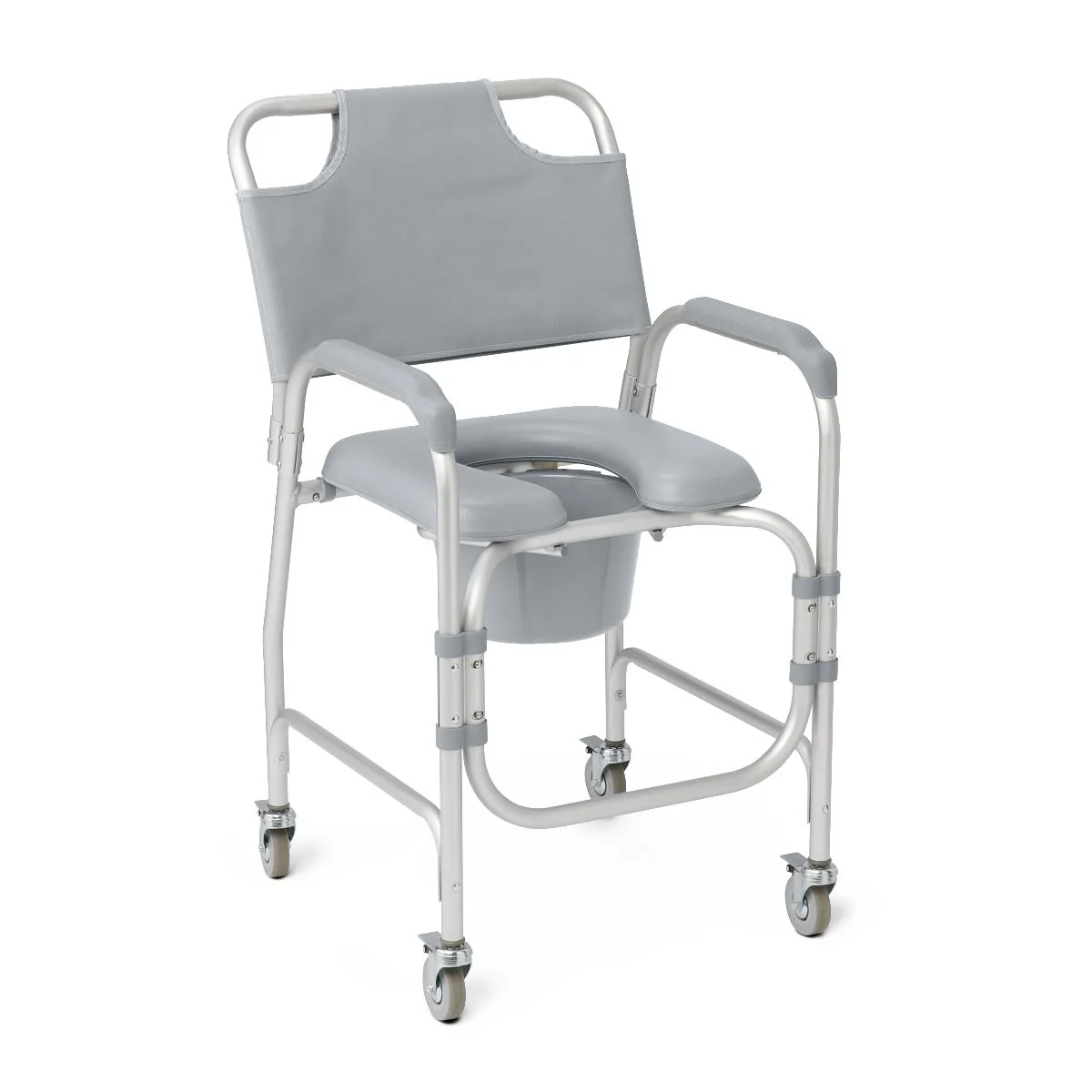 Medline Aluminum Commodes With Wheels - Image 19