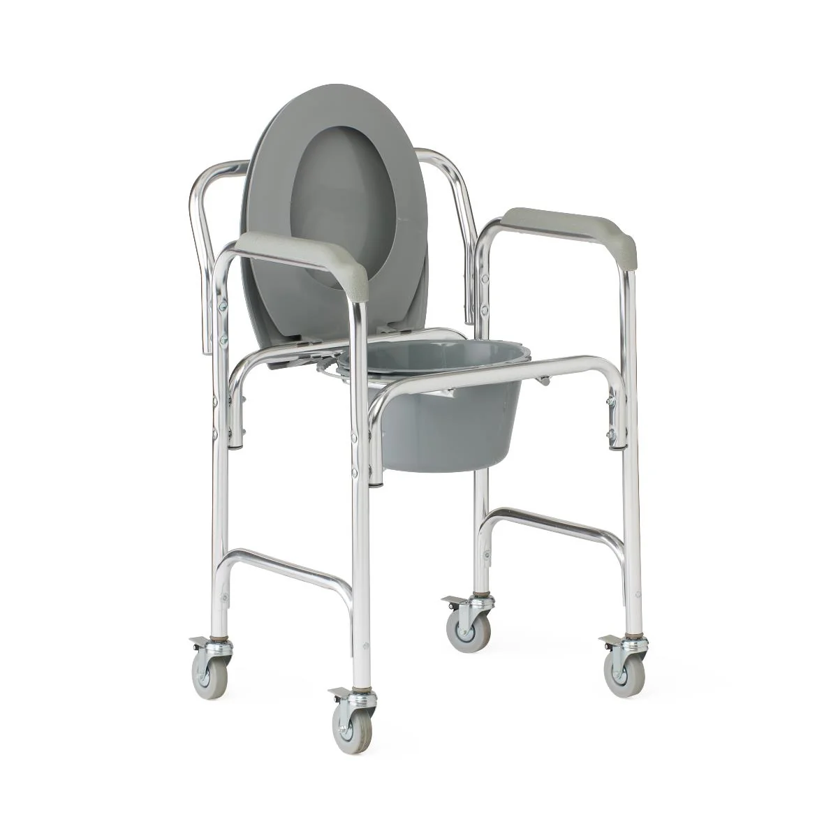 Medline Aluminum Commodes With Wheels - Image 5