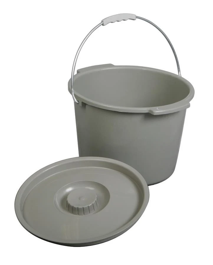 Medline Commode Bucket With Lid And Handle - Image 9