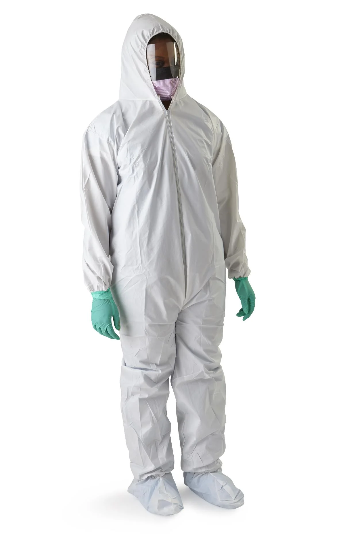 Medline Disposable Static-dissipative Microporous Coveralls With Hood And Boots - Image 3