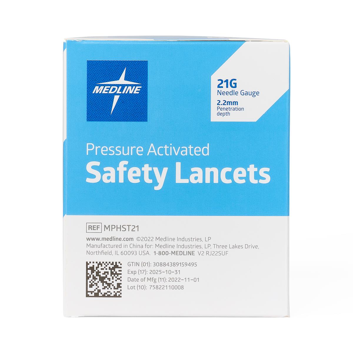 Medline Pressure Activation Safety Lancets - Image 3