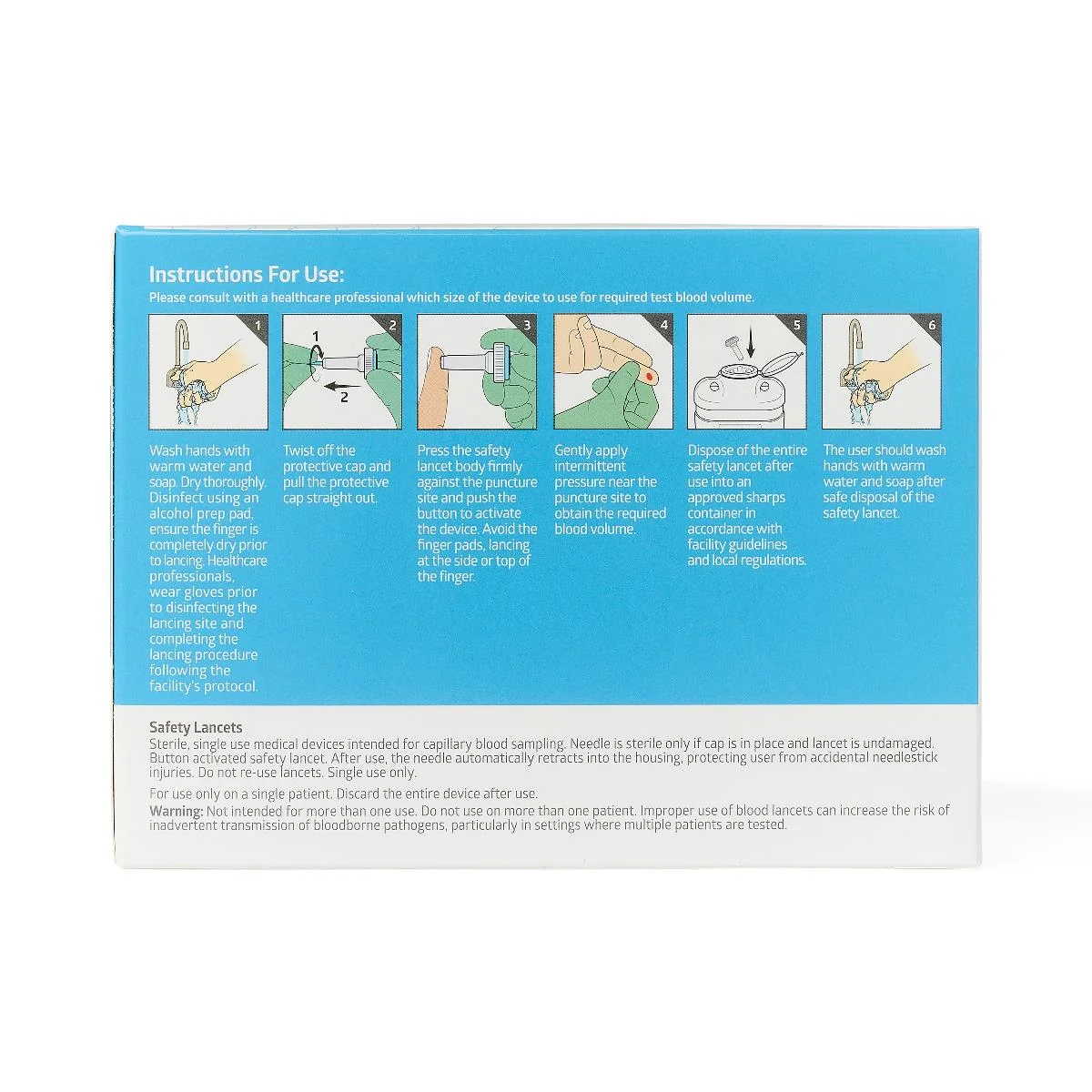 Medline Push Button Safety Lancets - Image 5