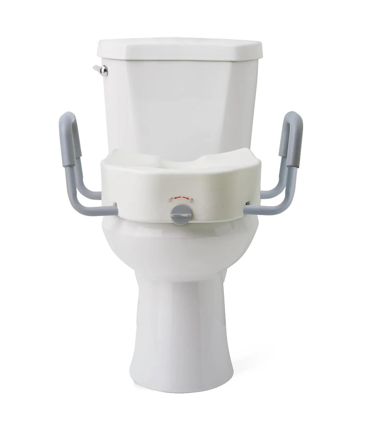 Medline Raised Locking Toilet Seat 5" Raised 400 Lb. Capacity - Image 5