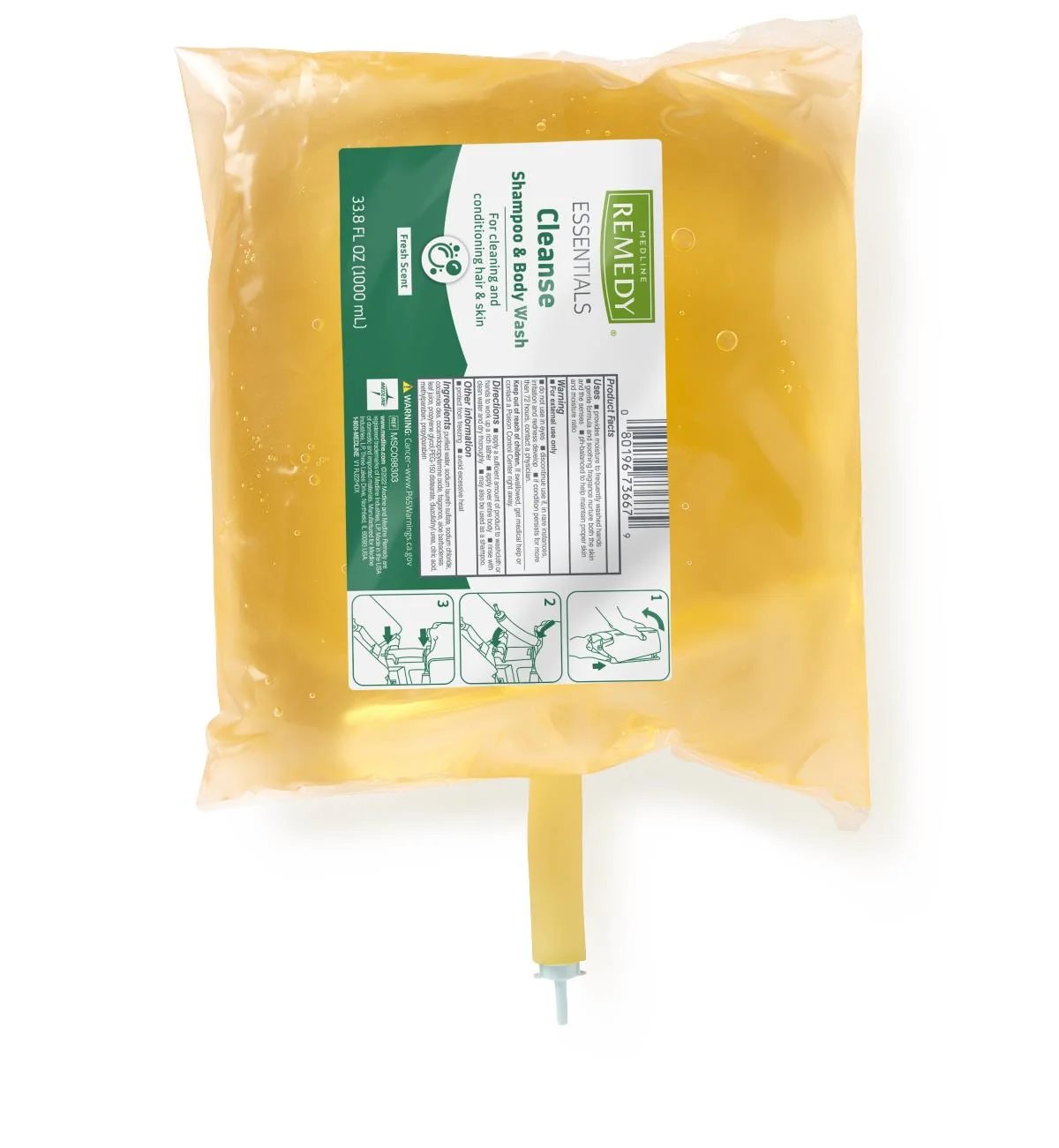 Medline Remedy Essentials Shampoo And Body Wash - Image 5