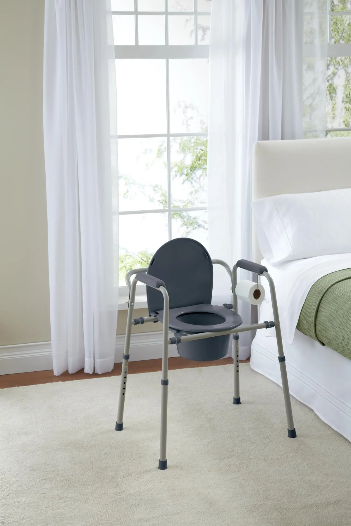 Medline Steel Commode With Microban - Image 12