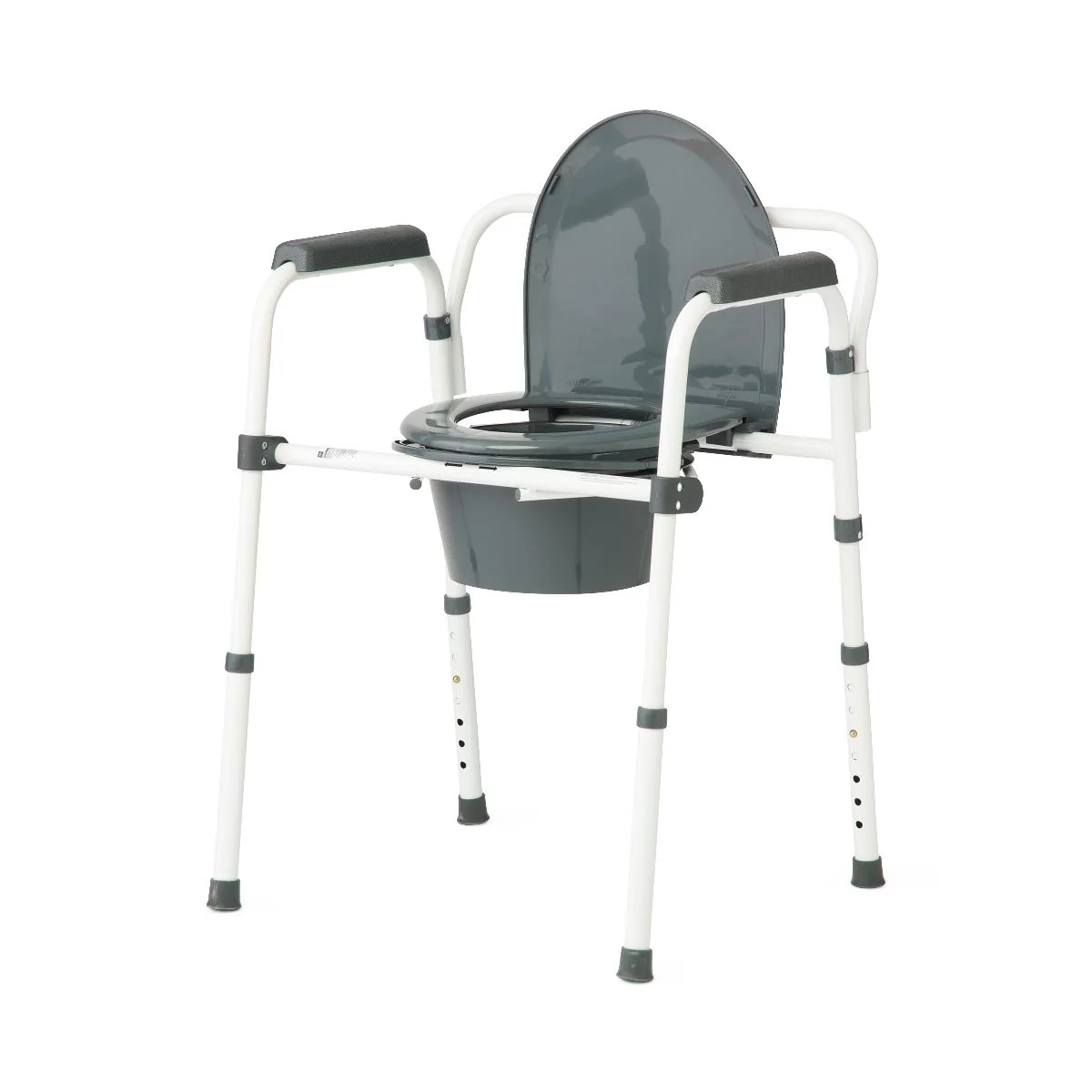 Medline Steel Commode With Microban - Image 3