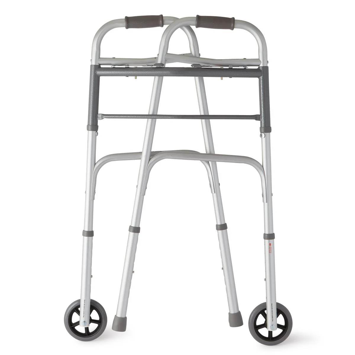 Medline Two-button Folding Walkers With 5" Wheels - Image 7