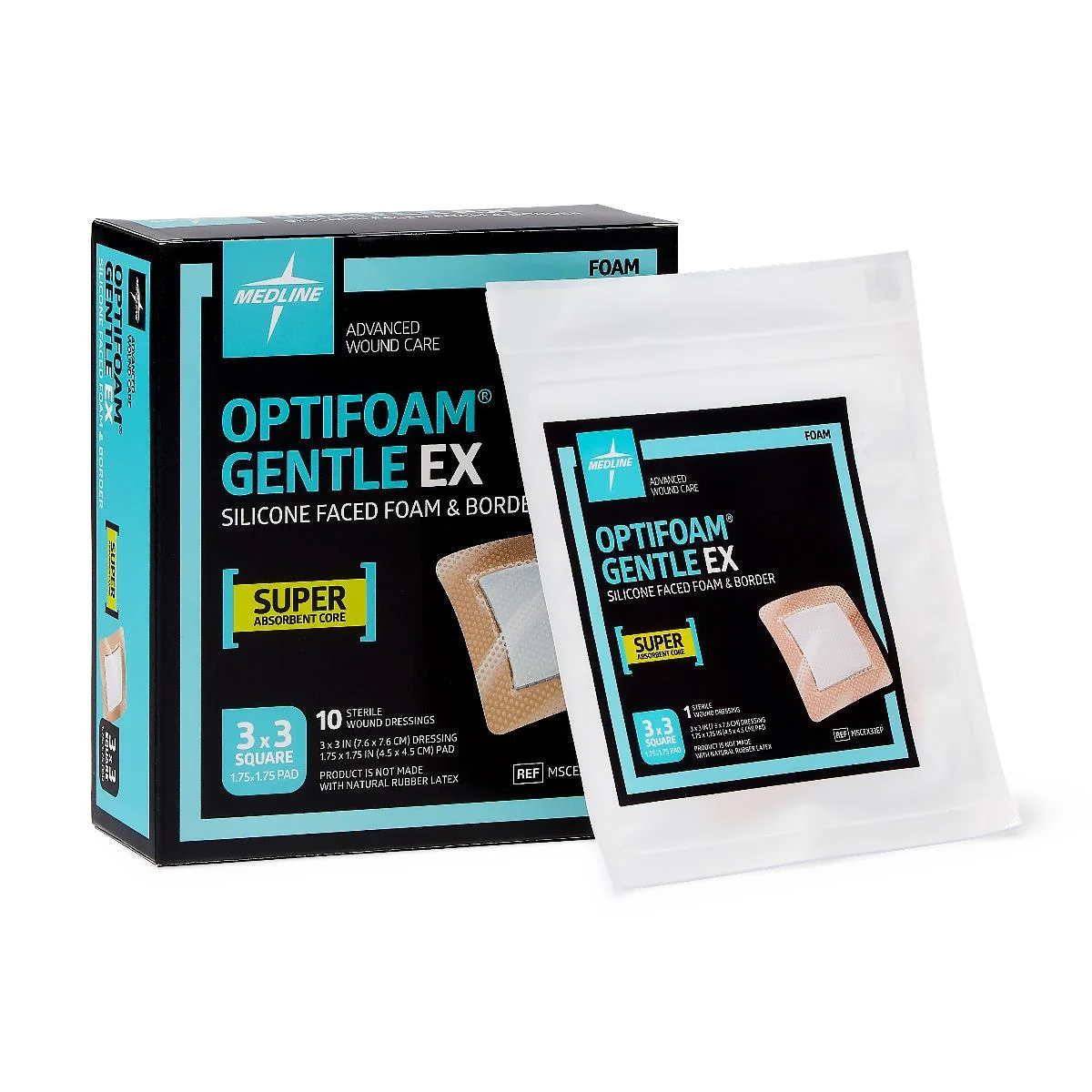 Optifoam Gentle Ex Silicone-faced Foam Wound Dressings - Image 11
