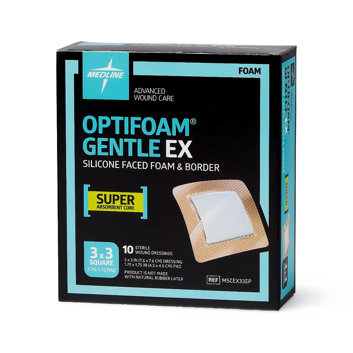 Optifoam Gentle Ex Silicone-faced Foam Wound Dressings - Image 13