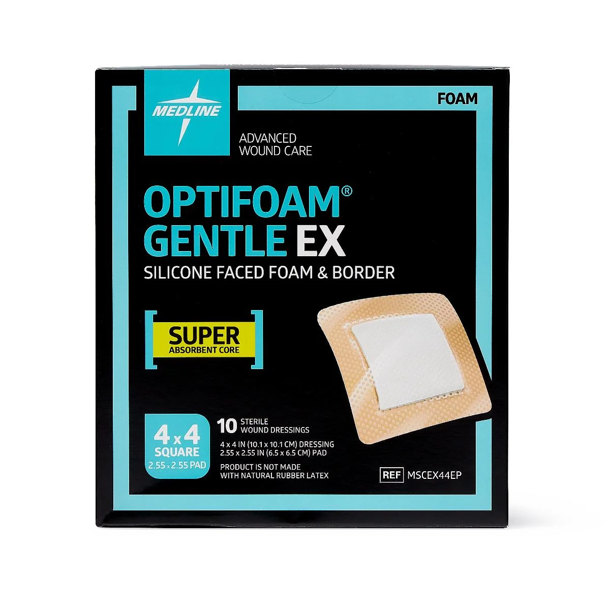Optifoam Gentle Ex Silicone-faced Foam Wound Dressings - Image 25