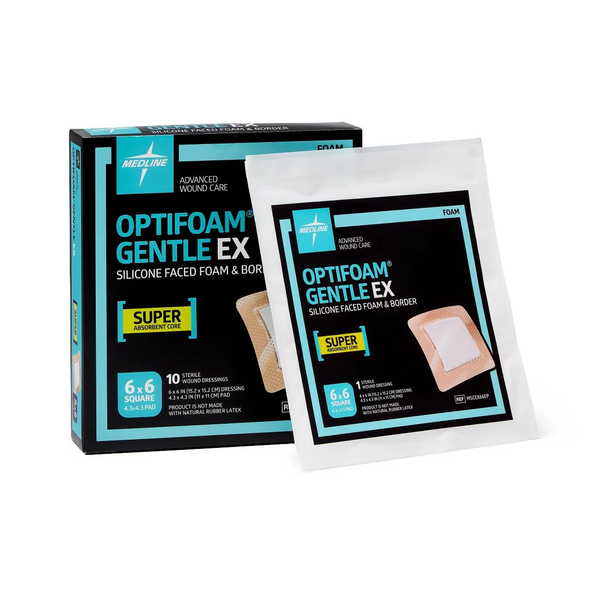 Optifoam Gentle Ex Silicone-faced Foam Wound Dressings - Image 38
