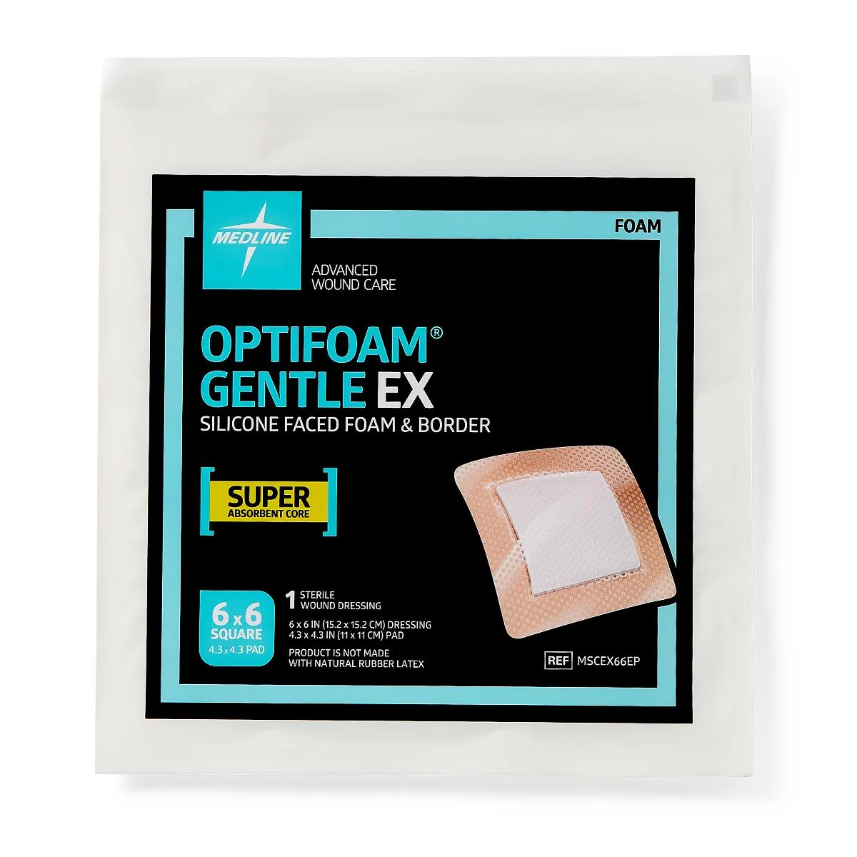 Optifoam Gentle Ex Silicone-faced Foam Wound Dressings - Image 42