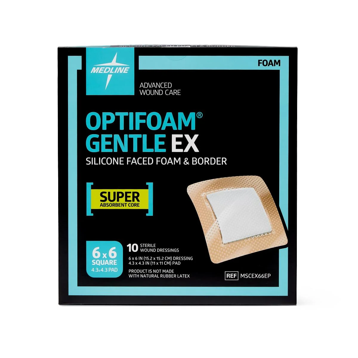 Optifoam Gentle Ex Silicone-faced Foam Wound Dressings - Image 45
