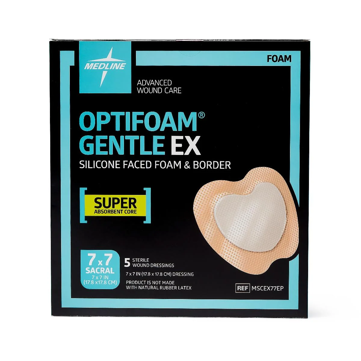 Optifoam Gentle Ex Silicone-faced Foam Wound Dressings - Image 6