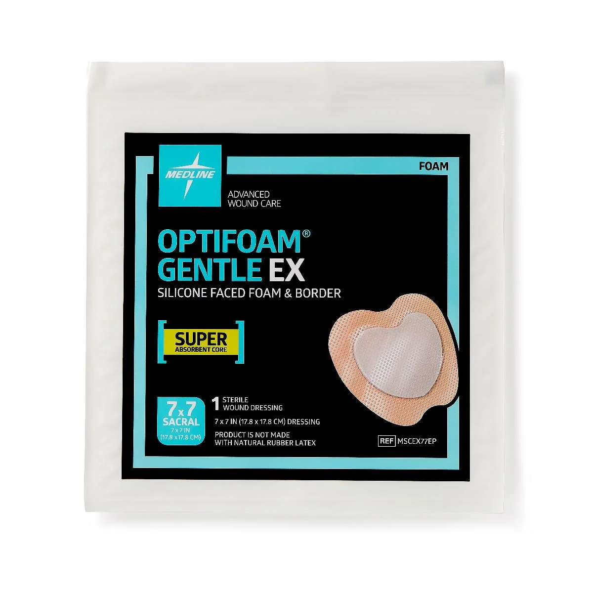 Optifoam Gentle Ex Silicone-faced Foam Wound Dressings - Image 8
