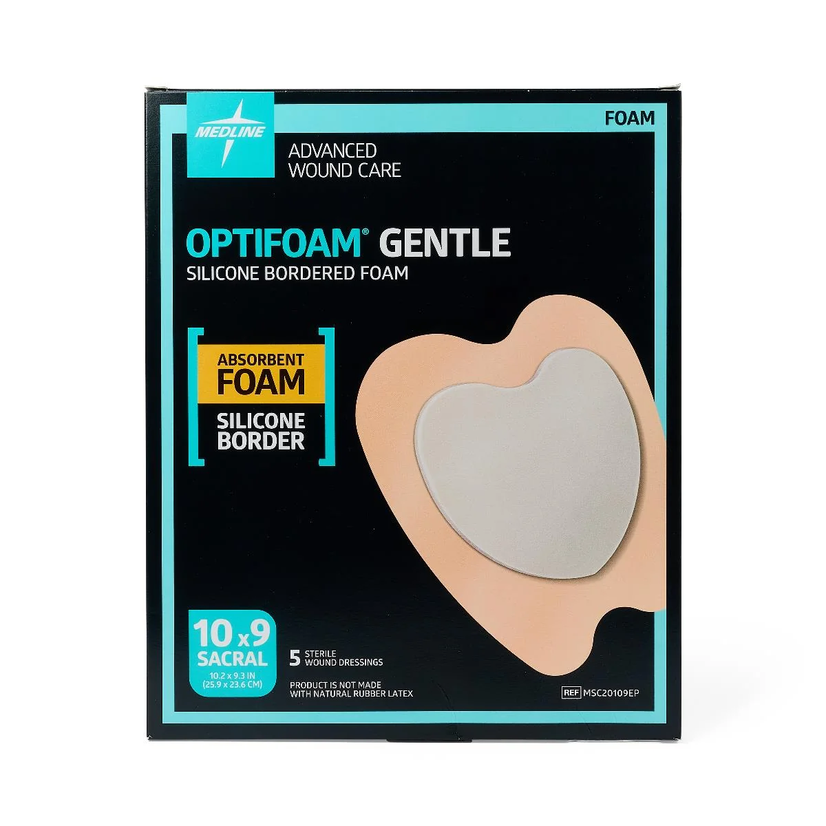 Optifoam Gentle Foam Wound Dressings With Silicone Adhesive Border - Image 20