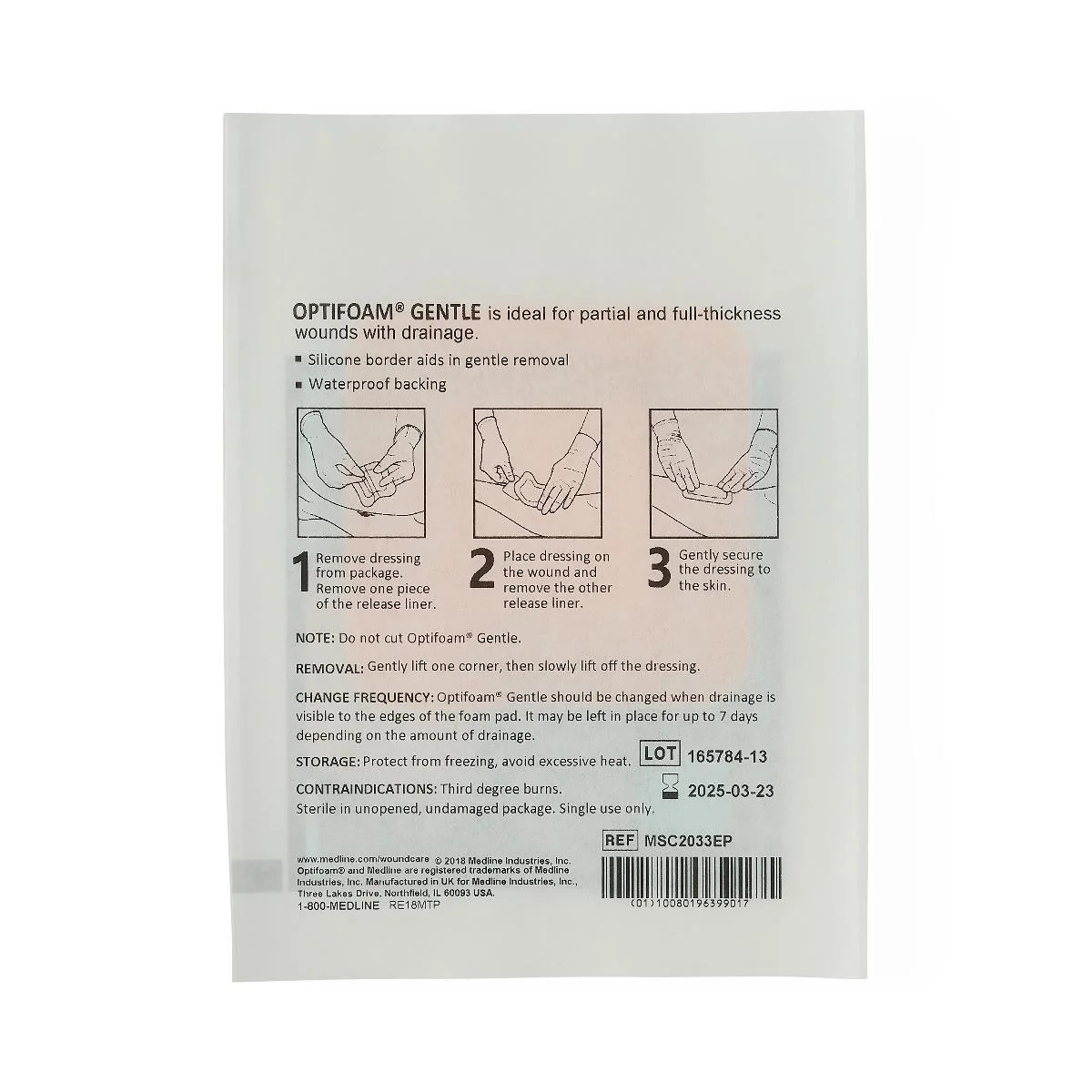 Optifoam Gentle Foam Wound Dressings With Silicone Adhesive Border - Image 36