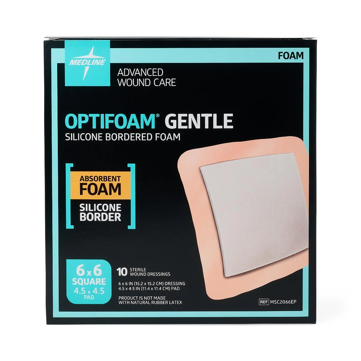 Optifoam Gentle Foam Wound Dressings With Silicone Adhesive Border - Image 8