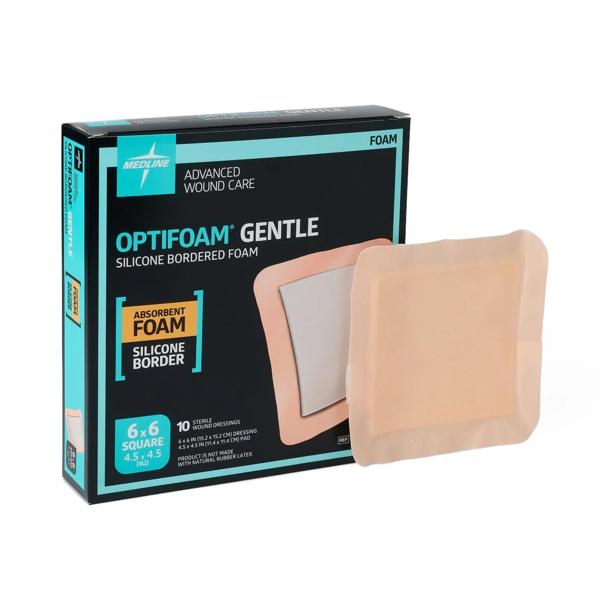 Optifoam Gentle Foam Wound Dressings With Silicone Adhesive Border - Image 9