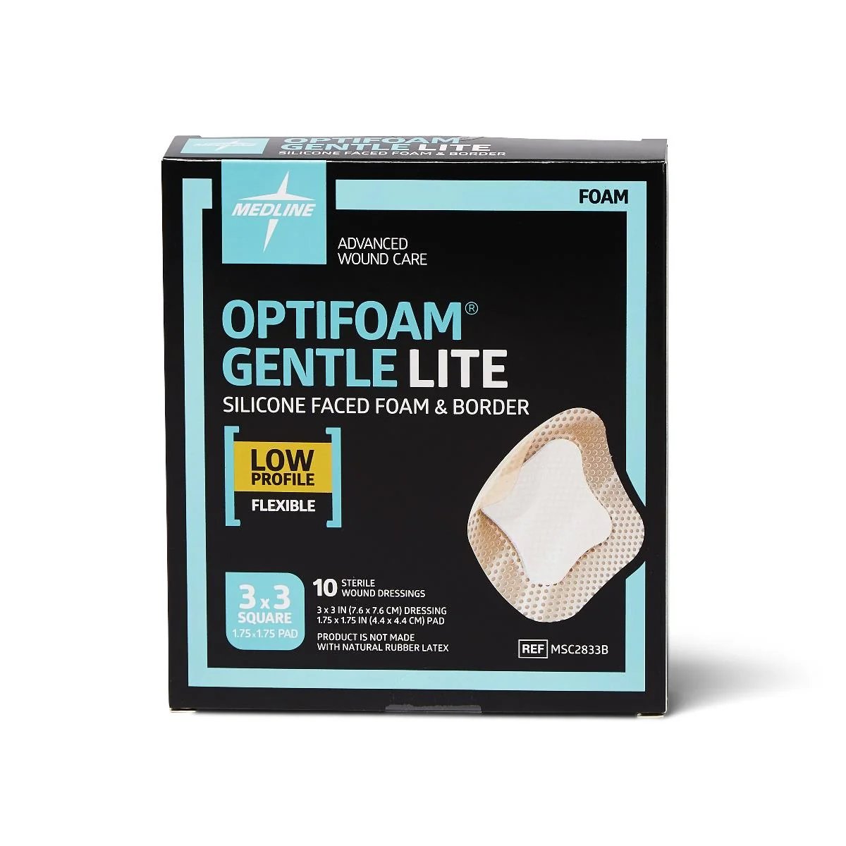 Optifoam Gentle Lite Foam Wound Dressings With Silicone Adhesive - Image 11