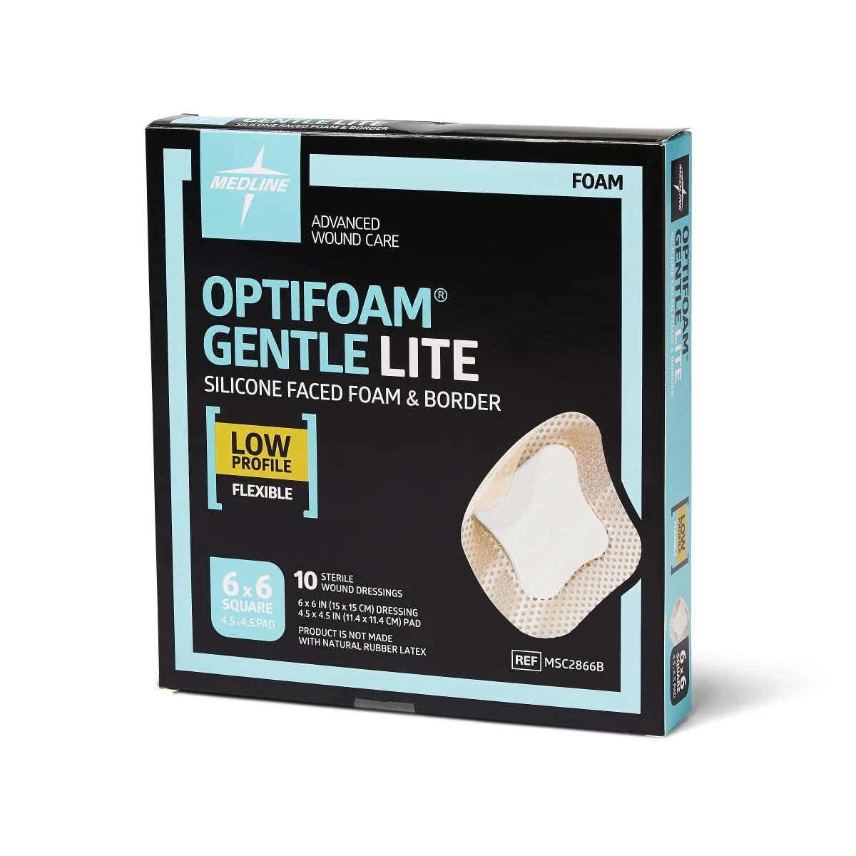 Optifoam Gentle Lite Foam Wound Dressings With Silicone Adhesive - Image 22