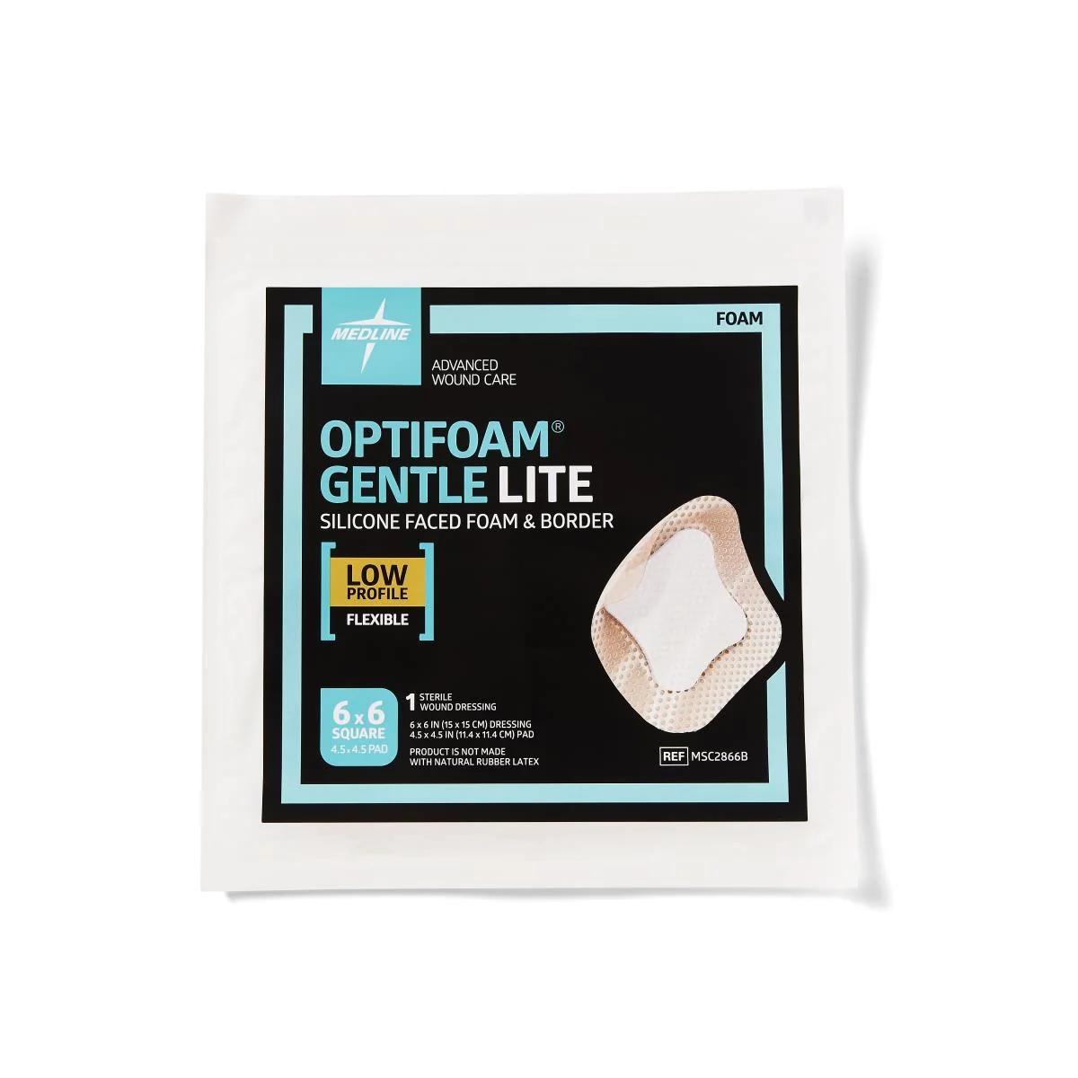 Optifoam Gentle Lite Foam Wound Dressings With Silicone Adhesive - Image 25