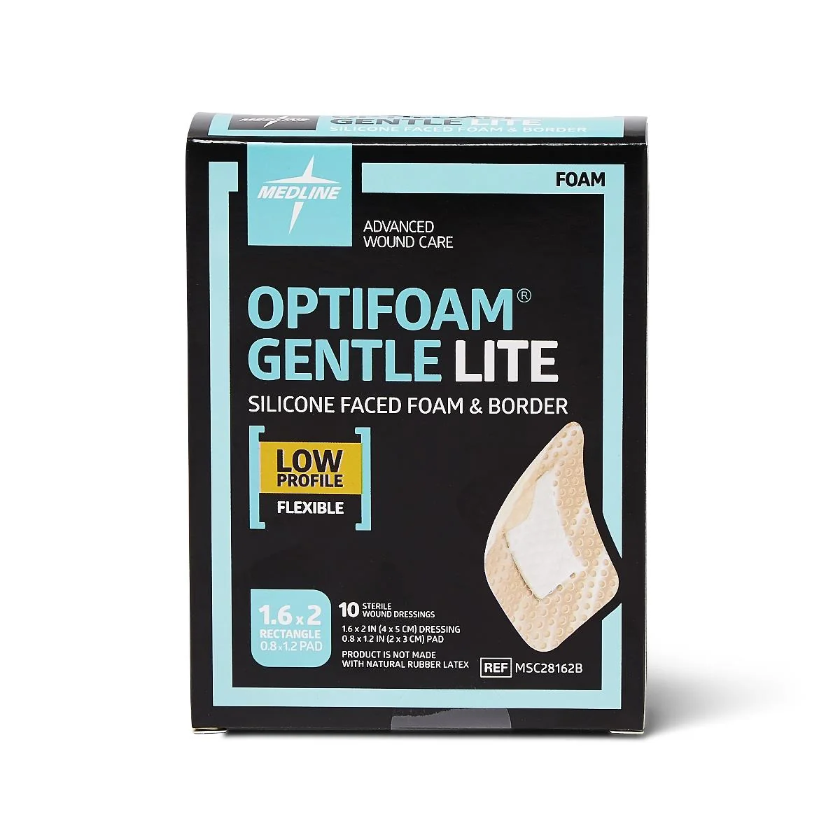 Optifoam Gentle Lite Foam Wound Dressings With Silicone Adhesive - Image 5