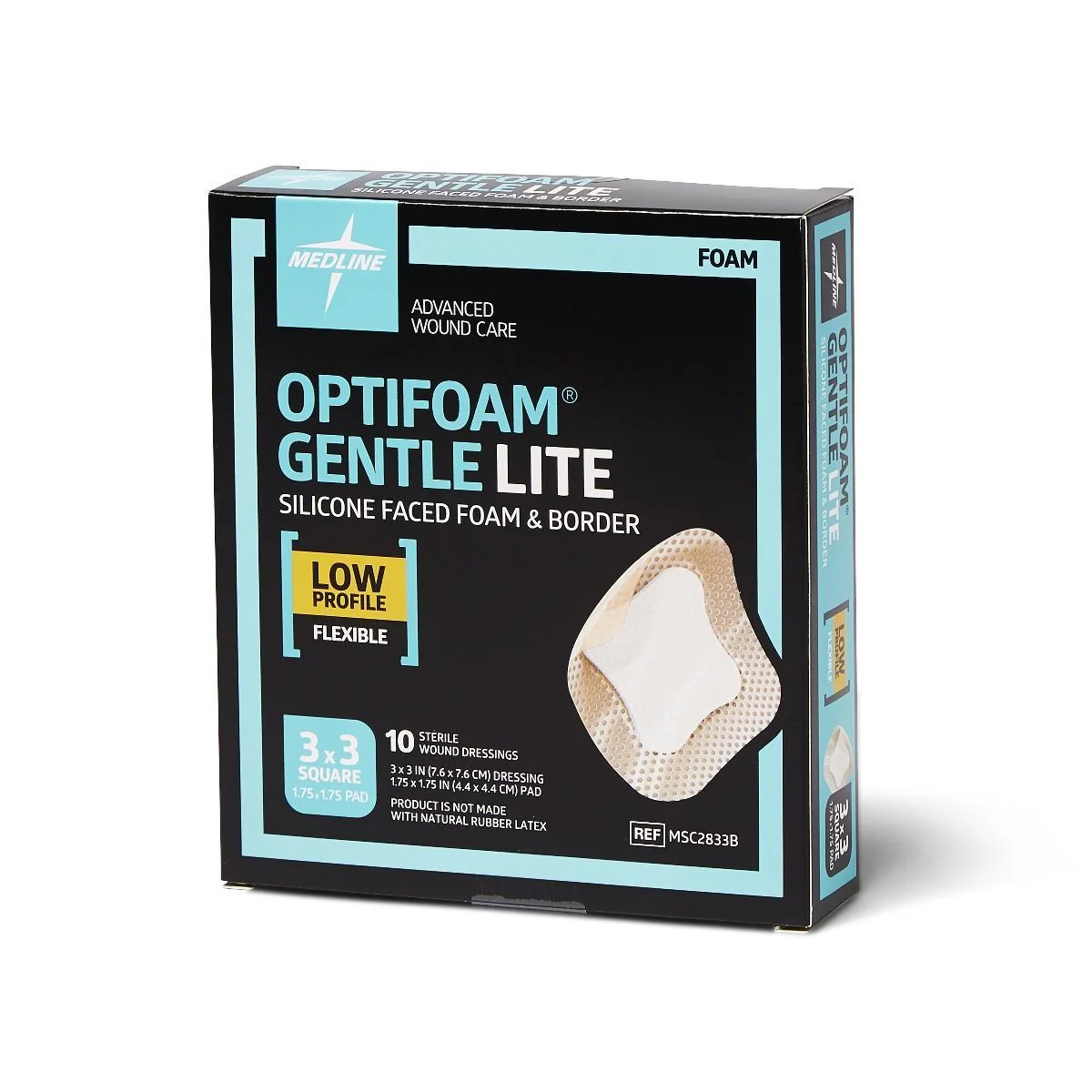 Optifoam Gentle Lite Foam Wound Dressings With Silicone Adhesive - Image 8