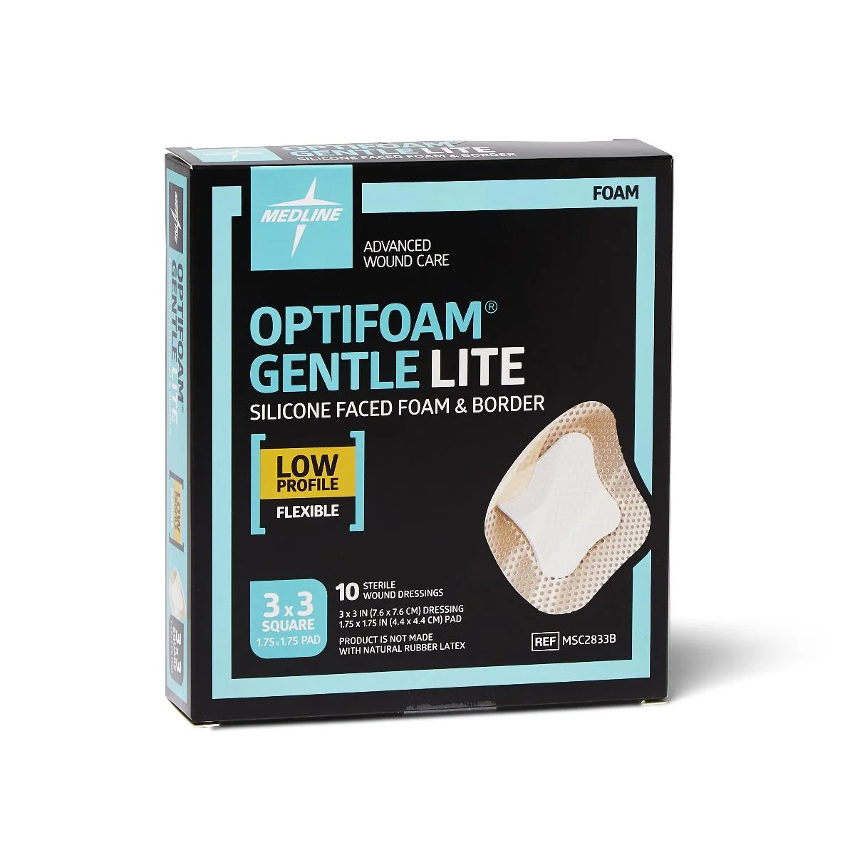 Optifoam Gentle Lite Foam Wound Dressings With Silicone Adhesive - Image 9