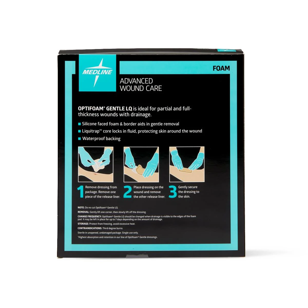 Optifoam Gentle Silicone-faced Foam Wound Dressings - Image 24