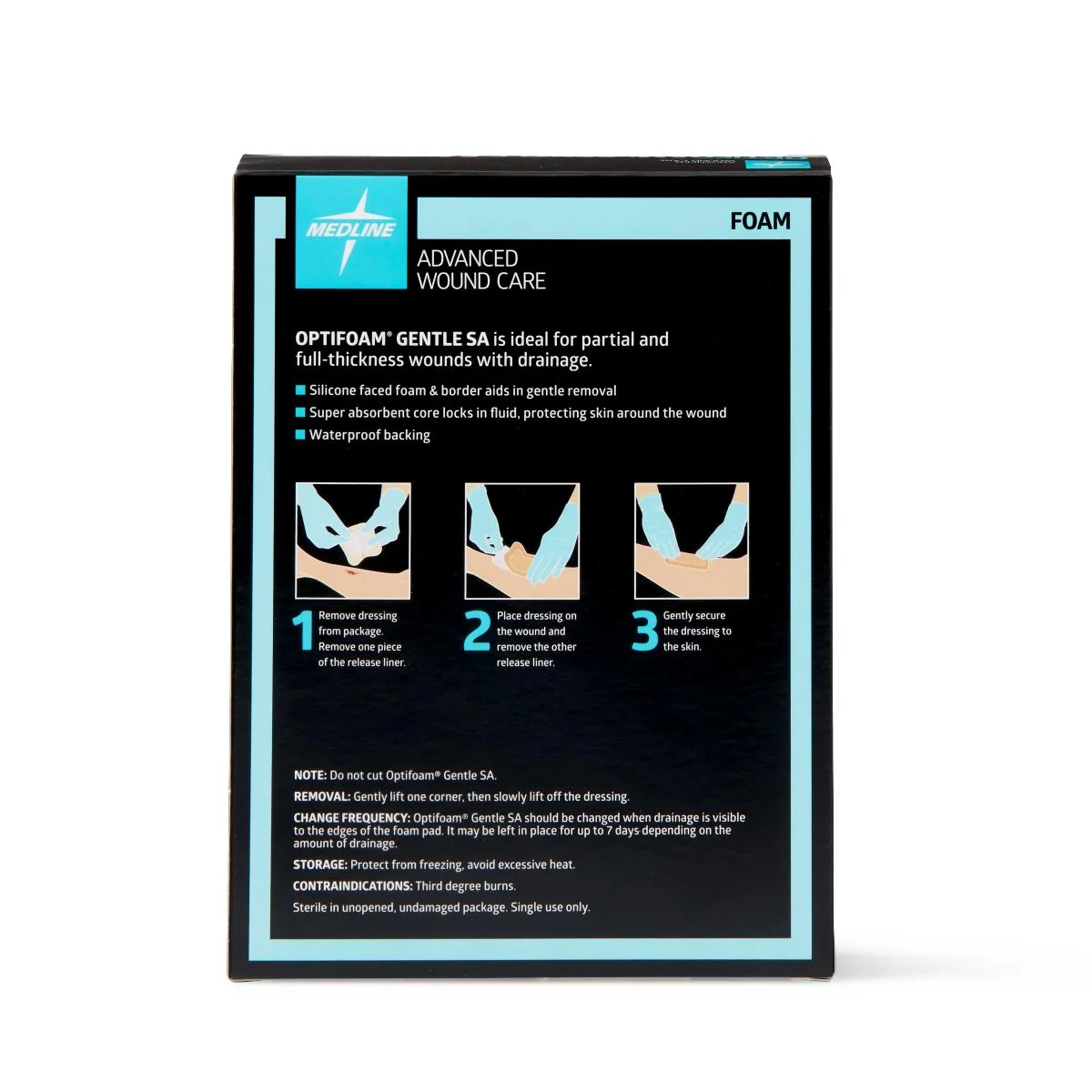 Optifoam Gentle Silicone-faced Foam Wound Dressings - Image 13