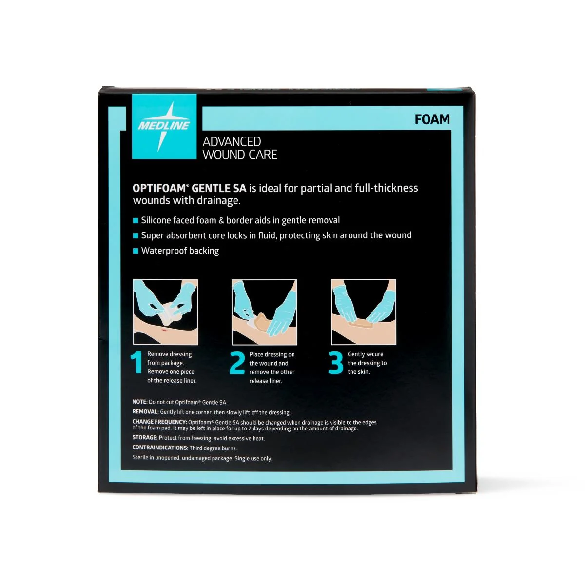 Optifoam Gentle Silicone-faced Foam Wound Dressings - Image 21