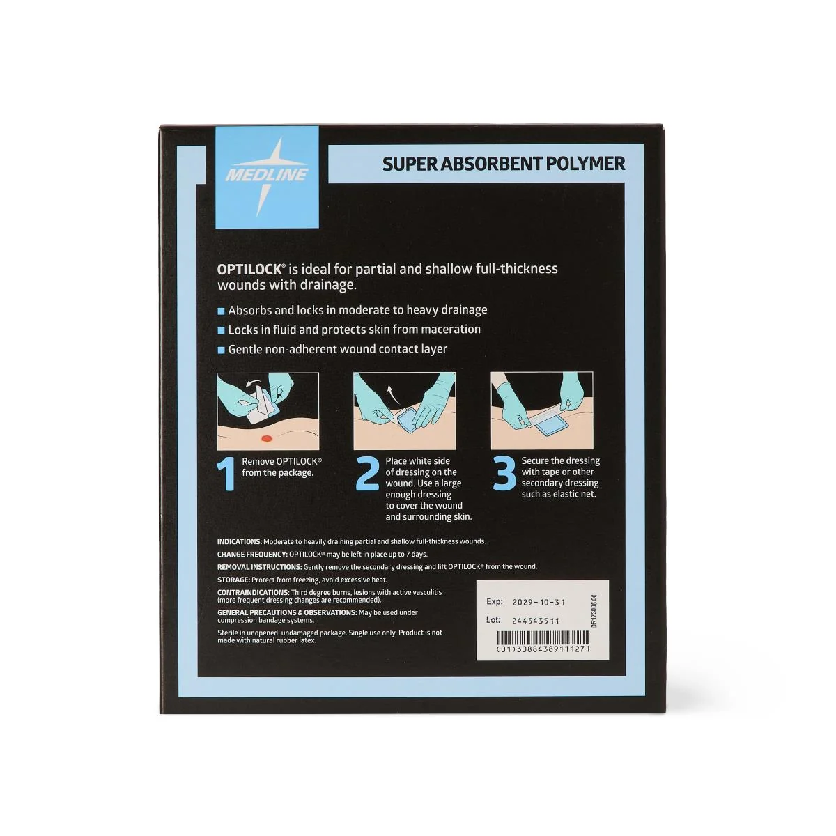 Optilock Non-adhesive Super Absorbent Wound Dressing - Image 19