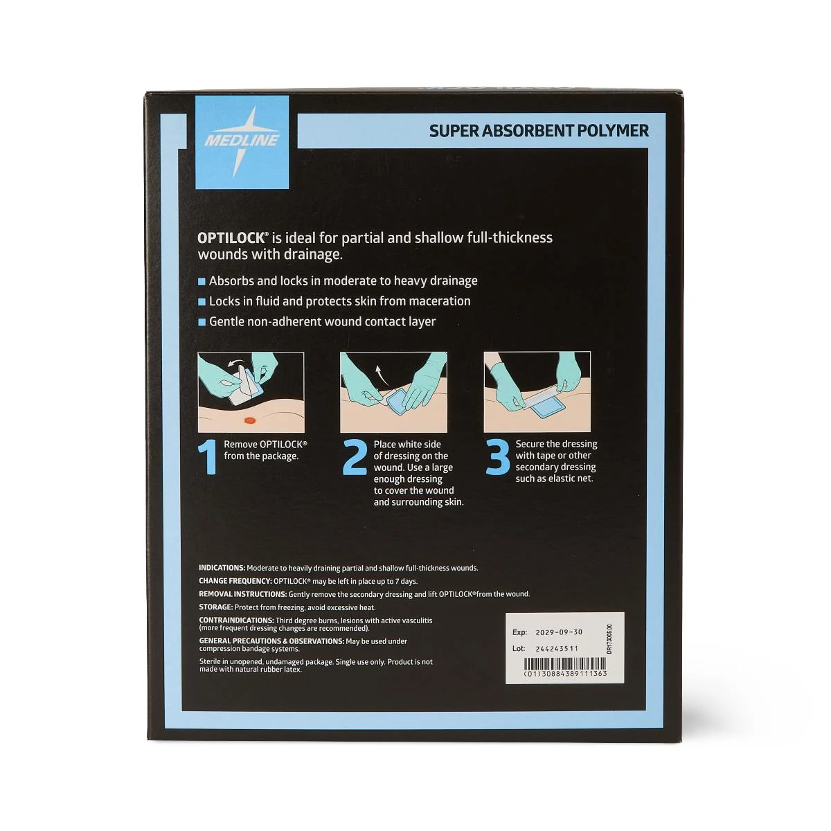 Optilock Non-adhesive Super Absorbent Wound Dressing - Image 28