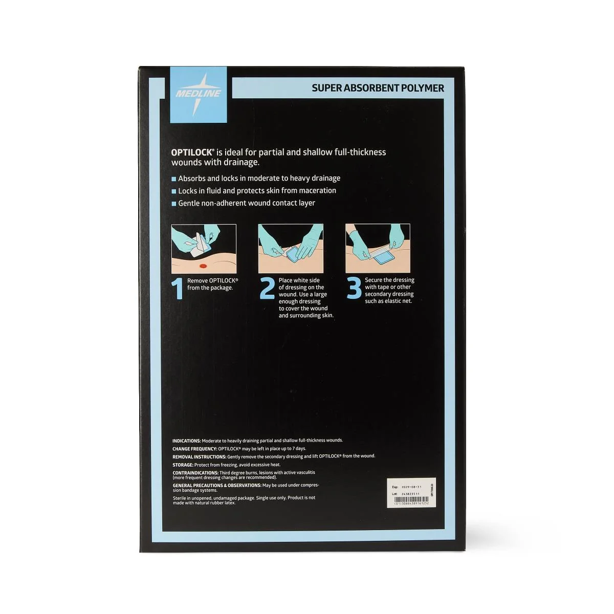 Optilock Non-adhesive Super Absorbent Wound Dressing - Image 7