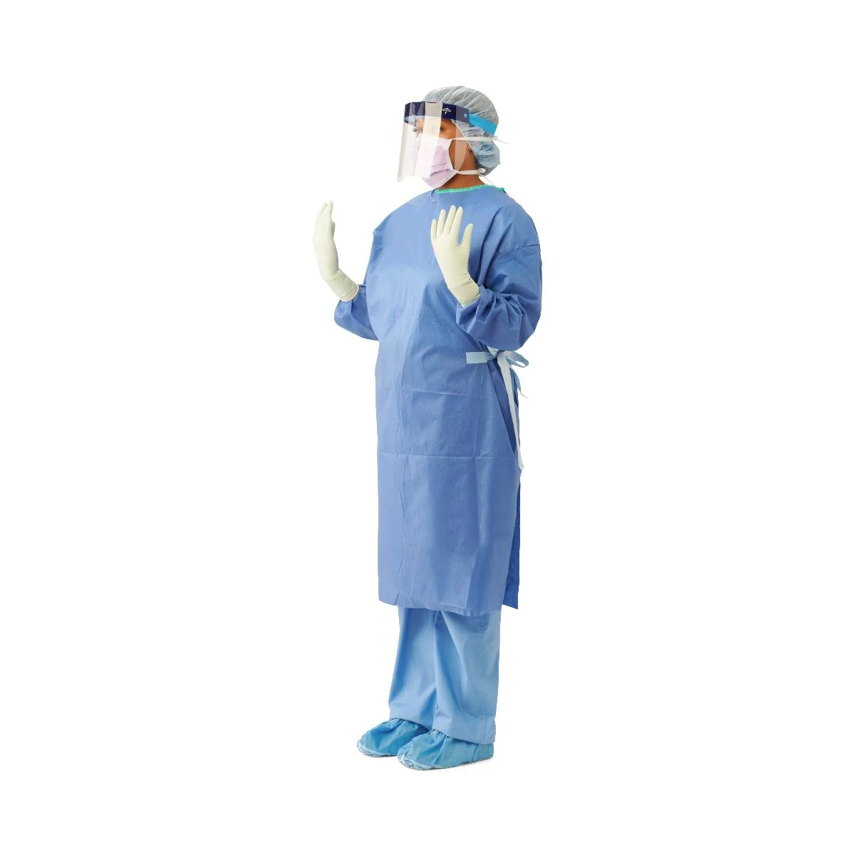 Sterile Non-reinforced Eclipse Surgical Gowns With Set-in Sleeves Level 2 Disposable - Image 11