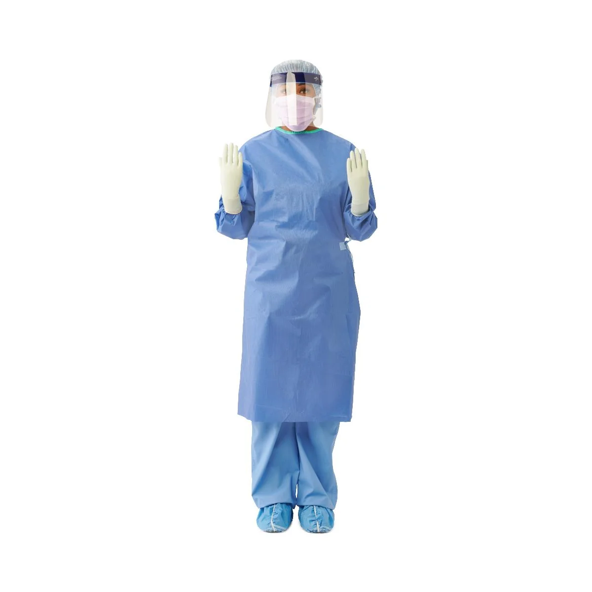 Sterile Non-reinforced Eclipse Surgical Gowns With Set-in Sleeves Level 2 Disposable - Image 13