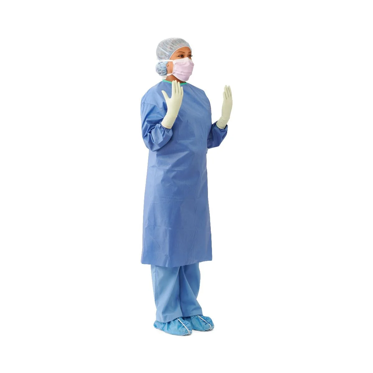 Sterile Non-reinforced Eclipse Surgical Gowns With Set-in Sleeves Level 2 Disposable - Image 4