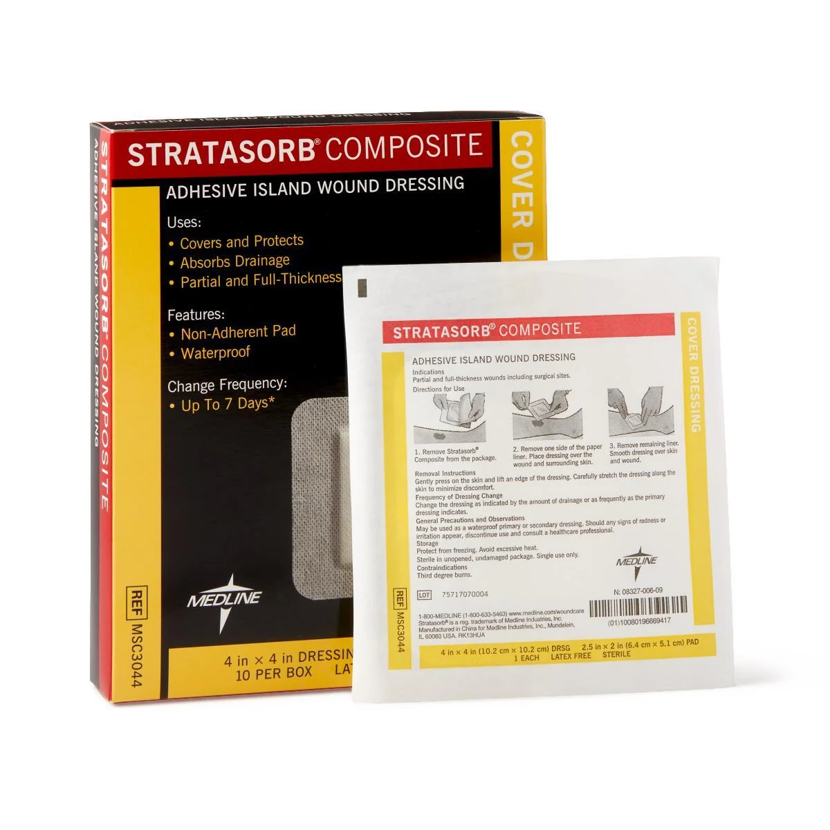 Stratasorb Waterproof Adhesive Island Wound Dressings - Image 19