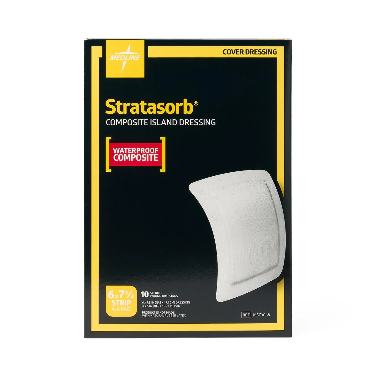 Stratasorb Waterproof Adhesive Island Wound Dressings - Image 3