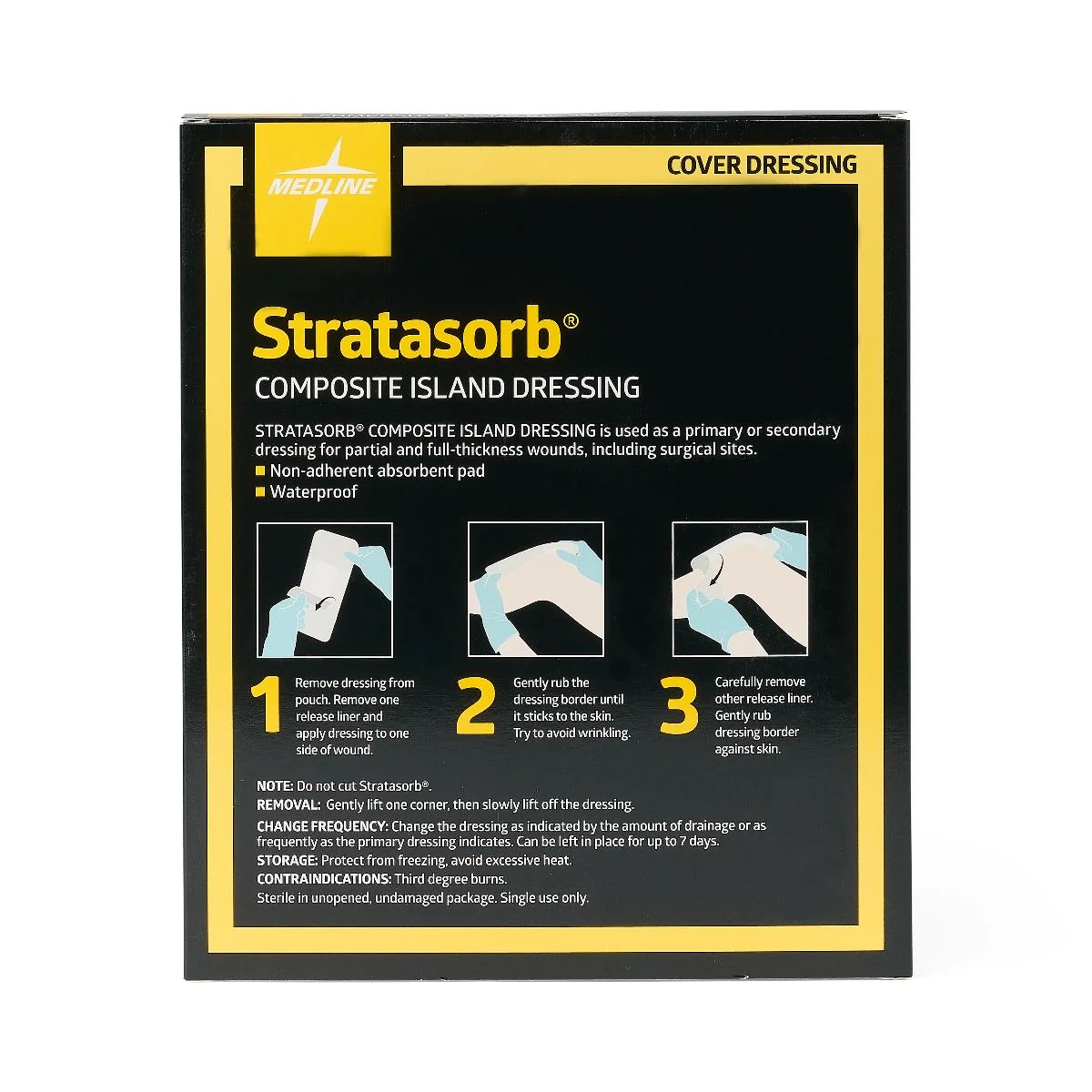 Stratasorb Waterproof Adhesive Island Wound Dressings - Image 36