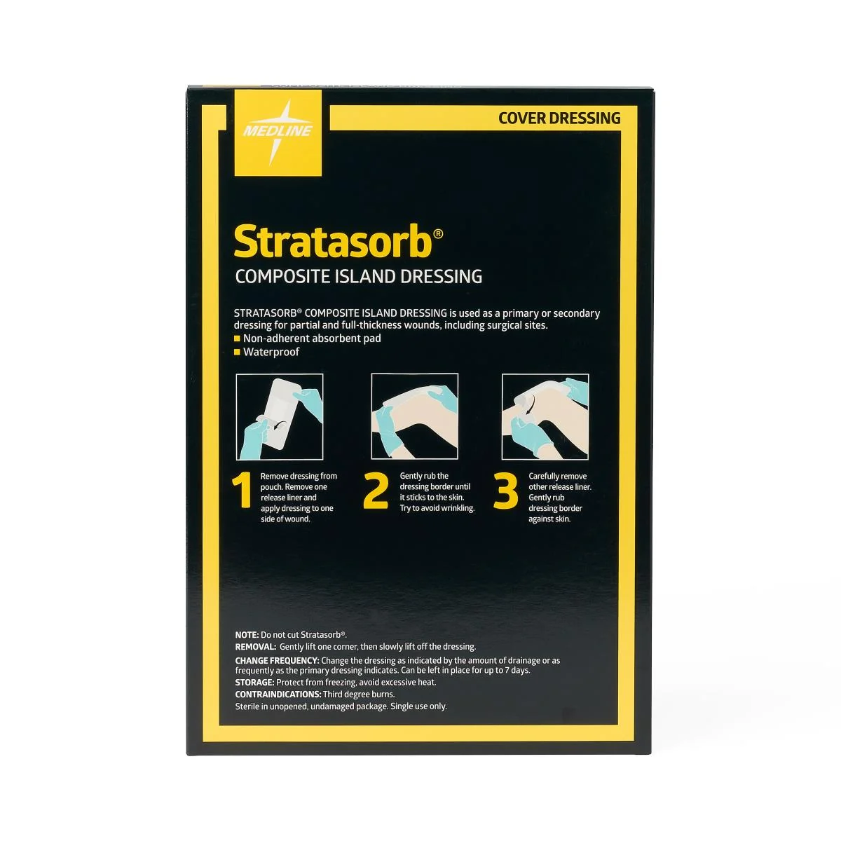 Stratasorb Waterproof Adhesive Island Wound Dressings - Image 7